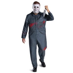 Disguise Michael Myers Costume for Adults, Deluxe, Multicolored, Large (42-46).