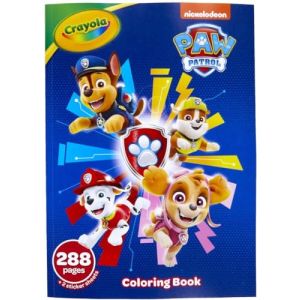 Crayola Paw Patrol Nursery Rhymes Coloring Book, 288 Pages - Multicolor