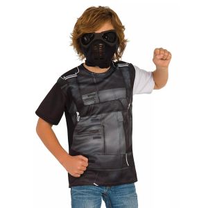 Costume Captain America Civil War Winter Soldier Child Top and Mask Small