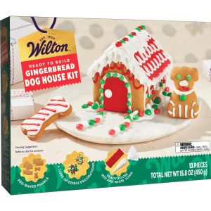Wilton Unassembled Dog House Gingerbread Kit
