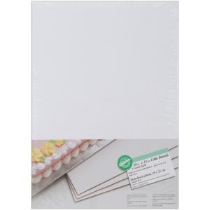 Wilton Cake Boards10 X14 Rectangle White 6Pkg