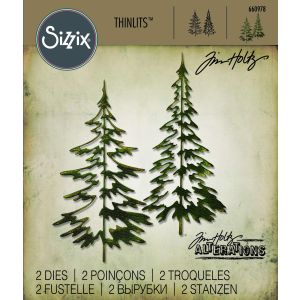 Sizzix Thinlits Die Set Woodlands By Tim Holtz