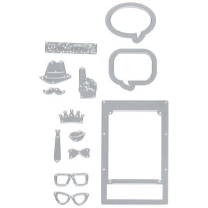 Sizzix Photo Frame And Props Thinlits Die