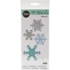 Sizzix Christmas Collection Thinlits Die Snowflakes 