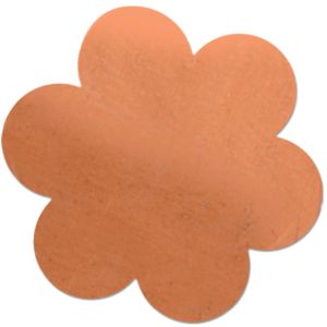 Sizzix Flower Copper Metal Blanks 1Inch