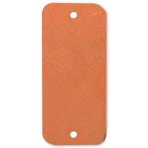Sizzix Copper Metal Blanks Tag With Holes 1.625 Inches