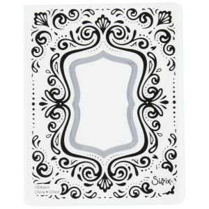 Sizzix Impresslits Embossing Folder Aquarius Frame