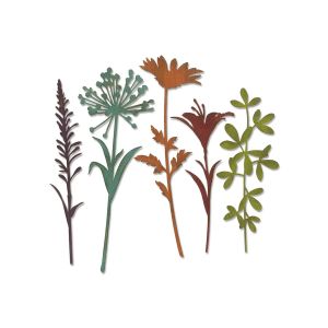 Sizzix Thinlits Dies By Tim Holtz Wildflower Stems 2
