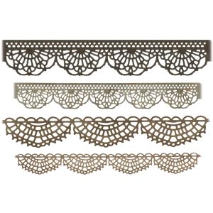 Sizzix Thinlits Dies By Tim Holtz 4 Per Pkg -Crochet