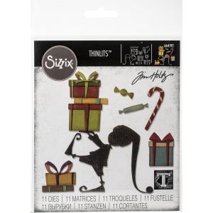 Sizzix Thinlits Dies By Tim Holtz-Santa's Helper