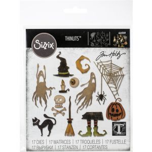 Sizzix Thinlits Dies By Tim Holtz 17 Per Pkg - Frightful Things