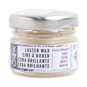 Sizzix Effectz Luster Wax 20ml-Ivory