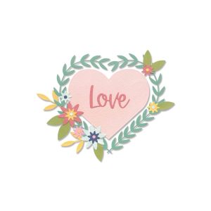 Sizzix Thinlits Dies By Lisa Jones 9 Per Pkg -Hello Love