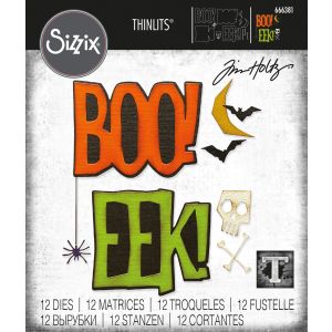 Sizzix Thinlits Dies By Tim Holtz 12 Per Pkg -Big Frights
