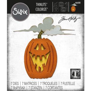 Sizzix Thinlits Dies By Tim Holtz 7 Per Pkg -Edison Colorize