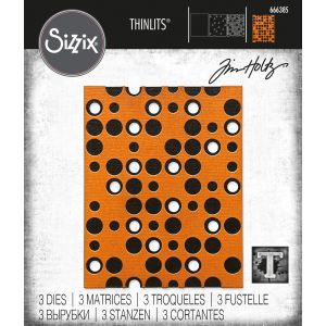 Sizzix Thinlits Dies By Tim Holtz 3 Per Pkg -Layered Dots