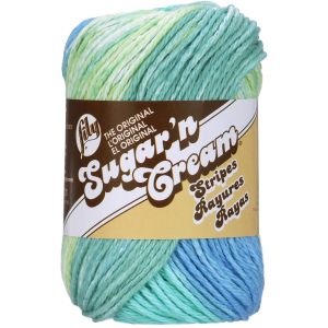 Spinrite Lily Sugar'n Cream Yarn Stripes Country Pack of 1 Skein