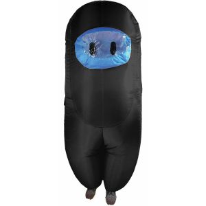 Studio Halloween Sus Crew Inflatable Adult One Size Black