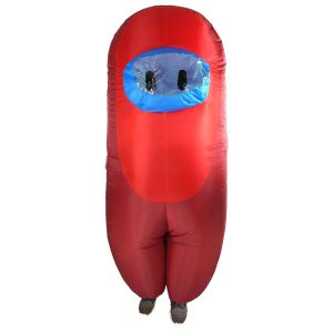 Studio Halloween Sus Crew Inflatable Adult One Size Red