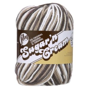 Lily Sugarn Cream Yarn Ombres Super SizeChocolate Ombre