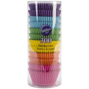 Wilton Standard Baking CupsRainbow Brights 300Pkg