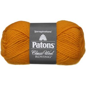 Spinrite Patons Classic Wool Roving Yarn Yellow 1 Pack of 1 Skein