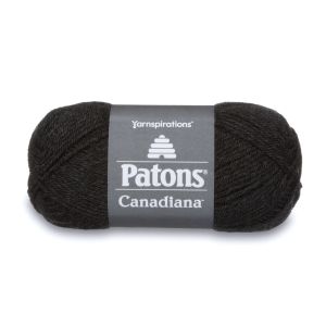 Spinrite Patons Canadiana Yarn Solids Dark Grey Mix 1 Pack of 2 Skein