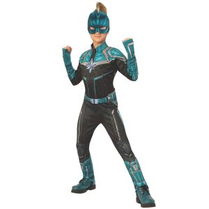 Kids Captain Marvel Deluxe Kree Girl S Costume Medium