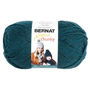 Bernat Softee Chunky Big Ball Yarn Solids Teal 1 Pack of 1 Skein