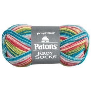 Spinrite Patons Kroy Socks Yarn Meadow Stripes 1 Pack of 1 Skein