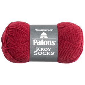 Patons Kroy Socks Yarn Red 1 Pack of 1 Skein