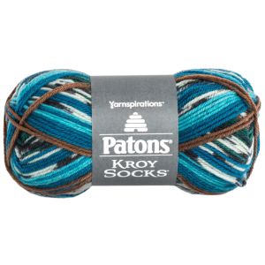 Spinrite Patons Kroy Socks Yarn Route 66 Jacquard 1 Pack of 1 Skein