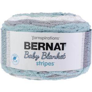 Bernat Baby Blanket Stripes Yarn Seaglass 1 Pack of 1 Skein