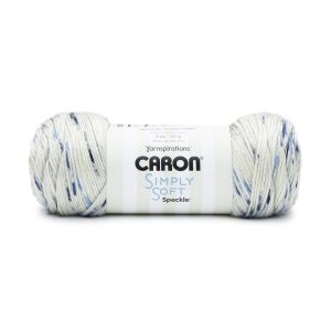 Spinrite Caron Simply Soft Speckle Yarn Blue Gingham 1 Pack of 1 Skein