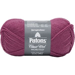Spinrite Patons Classic Wool Yarn Rich Raspberry 1 Pack of 1 Skein