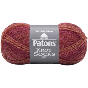 Spinrite Patons Kroy Socks FX Yarn Geranium 1 Pack of 1 Skein