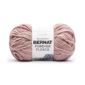 Spinrite Bernat Forever Fleece Yarn Rose Hip Pack of 1 Skein