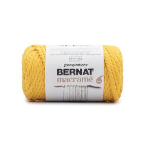 Spinrite Bernat Macrame Yarn Sunshine 1 Pack of 1 Skein