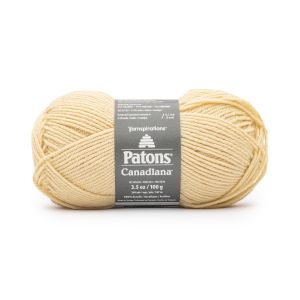 Spinrite Patons Canadiana Yarn Solids Pale Yellow 1 Pack of 1 Skein
