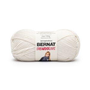Spinrite Bernat Fabwoolous Yarn Cream 1 Pack of 1 Skein