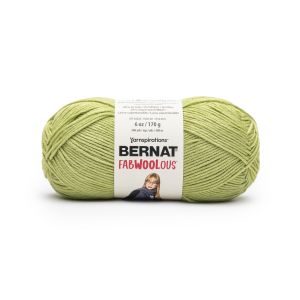 Spinrite Bernat Fabwoolous Yarn Lime 1 Pack of 1 Skein