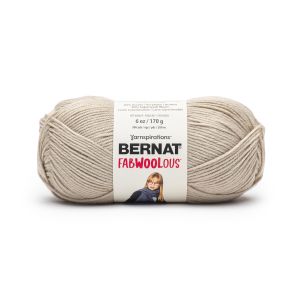 Spinrite Bernat Fabwoolous Yarn Oats 1 Pack of 1 Skein