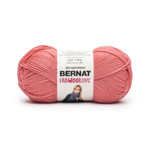 Spinrite Bernat Fabwoolous Yarn Rich Rose 1 Pack of 1 Skein