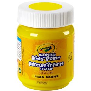 Crayola Washable Kid's Paint, Yellow - 2 oz.