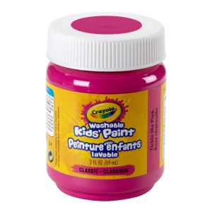 Crayola Washable Kid's Paint, Tickle Me Pink - 2 oz