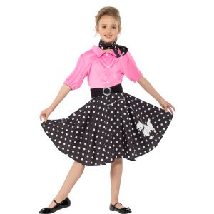 Karnival Costumes Rock N Roller 50s Girl's Costume Small 3-4
