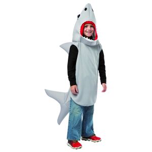 Boys Sand Shark One Piece Halloween Costume Medium 7 10
