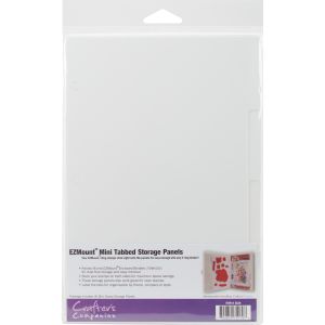Crafters Companion Tabbed Mini Stamp Storage Panels Pkg of 4