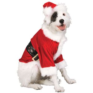 Rubie s Christmas Pet Costume Santa Claus Small