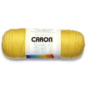 Caron Simply Soft Solids Yarn Gold Pack of 1 Skein